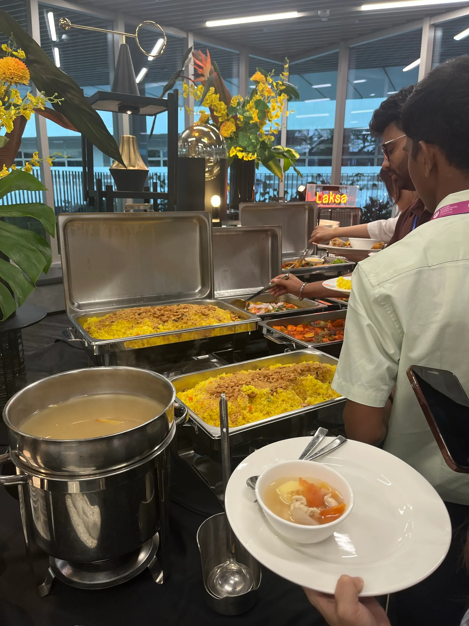 The buffet line between presentations
