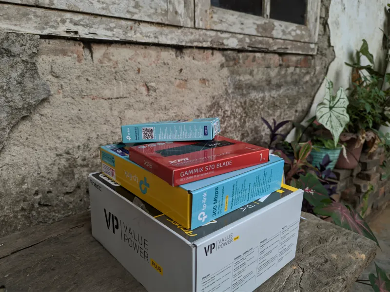 Rizki's second PC build parts